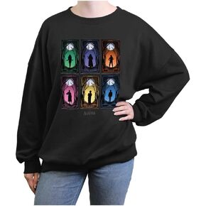 Marvel Women's Along Agatha Cards Juniors' Oversized Pullover