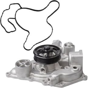 KEYOOG Engine Water Pump Kit w/Gasket AW6653 (For 5.7L/6.4L) Compatible With 2011-2020 Chrysler 300 [ Dodge Challenger, Charger, Durango ] 11-20 Jeep Grand Cherokee (OE# 53022340AC 5038677AD)
