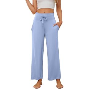 HEARTNICE Womens Pajama Pants Soft Lightweight Long Casual Pajama Lounge Pants High Waisted Drawstring Sleepwear