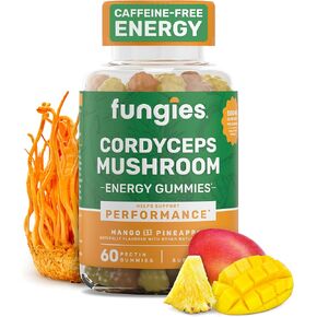 Fungies Superfood Mushroom Gummy Bundle - Lion's Mane, Cordyceps, Reishi - Brain Health, Energy, Immune Support - 180 Count (Gelatin-Free, Gluten-Free, Non-GMO, Vegan)
