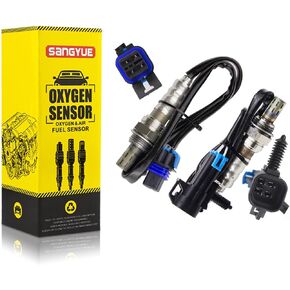2X Oxygen O2 Sensor 1 & 2 for 2002-2003 Chevrolet Trailblazer EXT Oldsmobile Bravada 4.2L; 2003 Isuzu Ascender 4.2L Upstream + Downstream