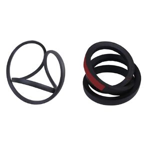 JZGRDN Drive Belt M44121 & M82258 Compatible with John Deere 110 112 200 208 210 212 214 216 Lawn Tractors