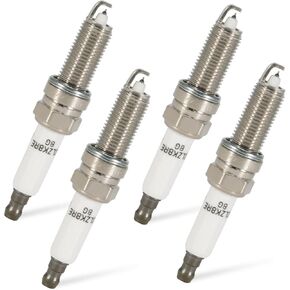 18857-09085 Spark Plug Iridium Platinum 4Pcs Compatible with Hyundai Elantra Genesis G70 Kona Santa Fe Sonata Ve-loster Kia Optima Sportage Stinger 2016-2023, Replace 1885709085