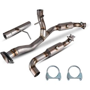 KAC 30497 Catalytic Converter Compatible with f/150 2009-2010 5.4L, Expedition 2007-2014 5.4L, Navigator 2007-2013 5.4L,High Flow Stainless Steel Catalytic Converter(EPA Compliant)