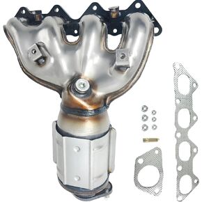 Front Catalytic Converter compatible with Chrysler Sebring 2001-2005, Dodge Stratus 2001-2005, Mitsubishi Eclipse 2000-2005, Galant 2000-2003 2.4L (EPA Compliant)