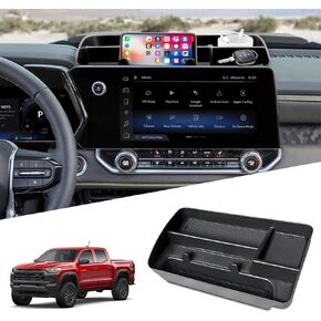 Compatible with 2023 2024 2025 Chevy Colorado Center Console Dash Organizer for Chevy Colorado Accessories Dashboard Tray, Dash Storage tray for 2023 2024 Chevy Colorado/GMC Canyon Accessories