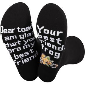 CMNIM Frog and Toad Merchandise Gifts Funny Frogs Socks For Toad Storybook Lover Gifts Best Friend Socks For Women Men