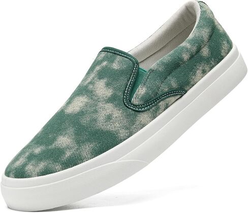Men's Slip On Loafers Classic Canvas Shoes Casual Comfortable Flat Leisure Vintage Breathable Lightweight Dress Walking Sneakers in Saudi Arabia