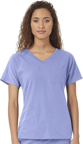 قميص WonderWink النسائي Dolman 3 Pocket Scrub، فوشيا، 4XL in Saudi Arabia