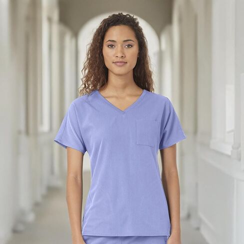 قميص WonderWink النسائي Dolman 3 Pocket Scrub، فوشيا، 4XL in Saudi Arabia