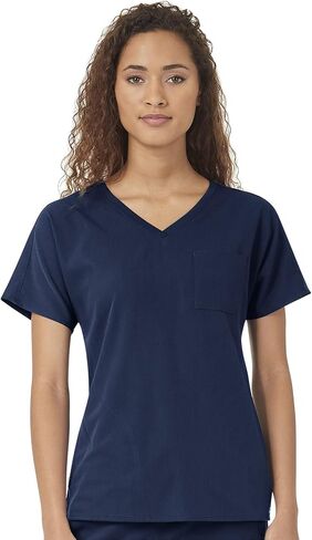 قميص WonderWink النسائي Dolman 3 Pocket Scrub، فوشيا، 4XL in Saudi Arabia