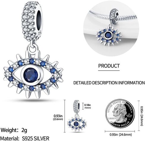 925 Sterling Silver Charms Beads for Women Heart Dangle Pendant Family Mom Sisters Best Friend Travel Airplane Passport Ocean Charm Beads Fit for Bracelets and Necklace in Kuwait