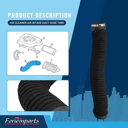 منقي هواء مدخل هواء أنبوب خرطوم القناة لشروليه HHR 2006-2011 2.2L L4 2.4L L4 15865168 696-012 in Kuwait