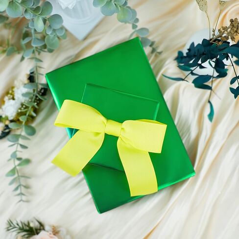 LaRibbons White Wrapping Paper, Solid Color Matte Gift Paper Roll with Cut Lines - Perfect for Wedding, Baby Shower, Birthday, Christmas Holiday, 17 Inch x 33 Feet in Saudi Arabia
