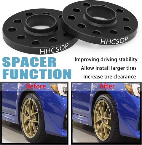 فواصل عجلات HHCSOP 5X100 و5X112 15 مم، 2 قطعة فواصل مزورة لأودي A3 A4 A6 A8 S4 S6 S8 Quattro TT RS4 | فولكس فاجن جولف آر فاريانت باسات فايتون إيوس جيتا، درجة الخيط M14x1.5 محور التجويف 57.1 ملم in Kuwait