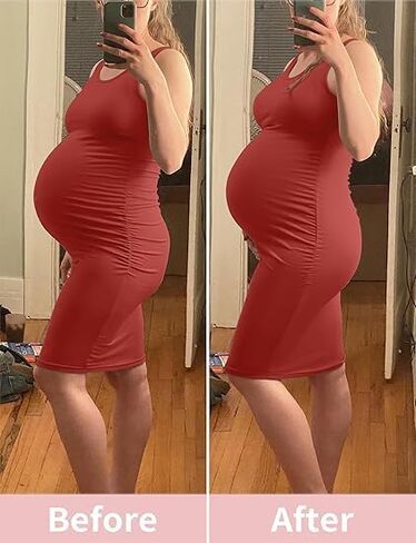 Peauty Seamless Maternity Shapewear & Underwear 2-in-1, Non-Roll Edge Pregnancy Shorts Essentials (S-3XL) in Kuwait