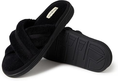 شبشب Dearfoams الرجالي Caden Terry Crossband Slide in Saudi Arabia