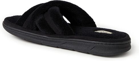شبشب Dearfoams الرجالي Caden Terry Crossband Slide in Saudi Arabia