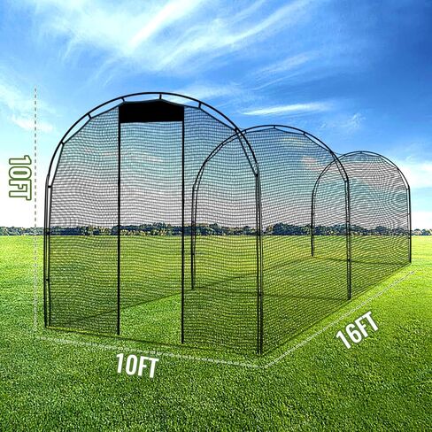 Baseball Batting Cage,Portable Batting Cage for Backyard Use,Baseball&Softball Hitting Cage Netting,Practice Cage Net with Carry Bag in Saudi Arabia