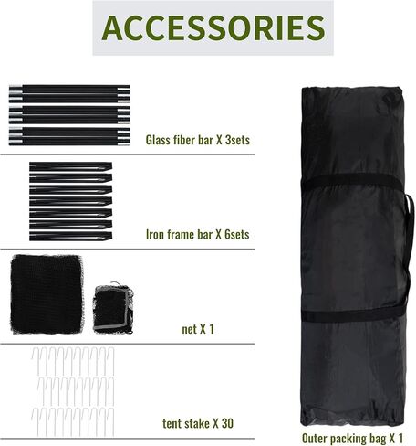 Baseball Batting Cage,Portable Batting Cage for Backyard Use,Baseball&Softball Hitting Cage Netting,Practice Cage Net with Carry Bag in Saudi Arabia
