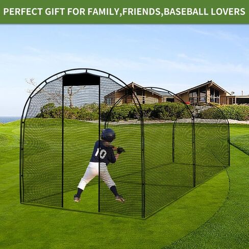 Baseball Batting Cage,Portable Batting Cage for Backyard Use,Baseball&Softball Hitting Cage Netting,Practice Cage Net with Carry Bag in Saudi Arabia