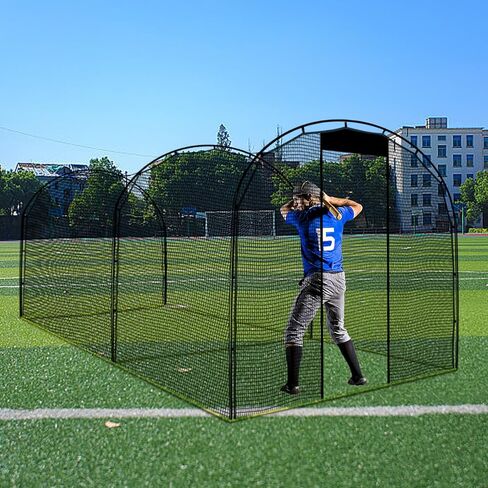 Baseball Batting Cage,Portable Batting Cage for Backyard Use,Baseball&Softball Hitting Cage Netting,Practice Cage Net with Carry Bag in Saudi Arabia