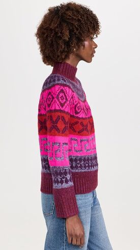 Saylor Women's Candace Fair Isle Knit Sweater in Saudi Arabia