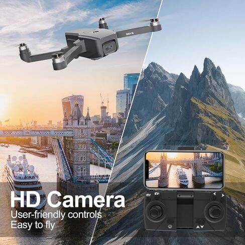 طائرة بدون طيار 36GPS مع كاميرا، طائرات بدون طيار مع كاميرا للبالغين 4K مع محركات بدون فرش، نقل واي فاي 5G، تحديد موضع البث البصري، اتبعني، إرجاع GPS، وقت الطيران 36 دقيقة، طائرات بدون طيار للأطفال/المبتدئين in Saudi Arabia