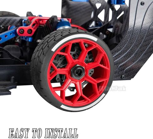 إطارات الطرق السريعة RC لـ 1/7 Arrma Felony 6S BLX، 4 قطع عجلة إطارات الطرق السريعة RC، أسود in Saudi Arabia