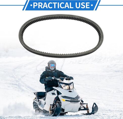 حزام القيادة متوافق مع Arctic Cat Z370 1999-2007، حزام على شكل حرف V من الألياف المطاطية المقاومة للاهتراء باللون الأسود in Saudi Arabia
