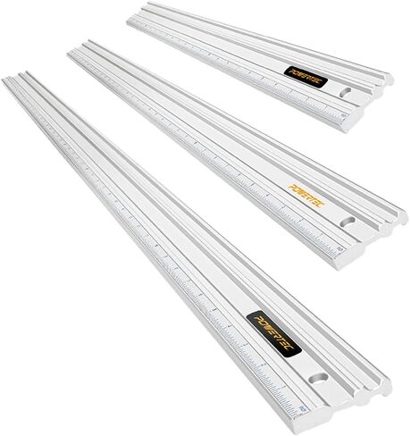 POWERTEC 18 Inch Straight Edges, Straight to Within .001'' Over 18'' Machined Flat, Precision Woodworking Tools for Table Saw, Router Table, MDF Workbench Top, Jointers, and Planers, 2PK (71213-P2) in Saudi Arabia