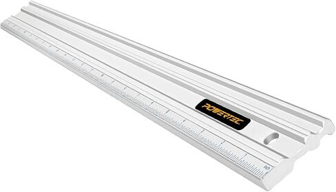 POWERTEC 18 Inch Straight Edges, Straight to Within .001'' Over 18'' Machined Flat, Precision Woodworking Tools for Table Saw, Router Table, MDF Workbench Top, Jointers, and Planers, 2PK (71213-P2) in Saudi Arabia