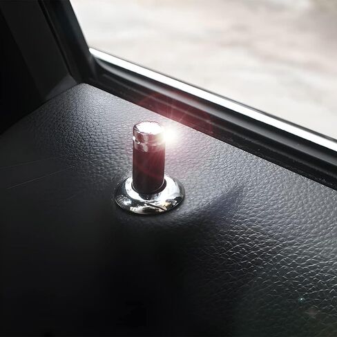 4 Pcs Car Door Lock Knobs Carbon Fiber Door Lock Bolt Pin Cover Stick Compatible with BMW 1 2 3 4 5 6 7 Series X1 X2 X3 X4 X5 X6 X7 Accessories, QD4SD001 in Saudi Arabia