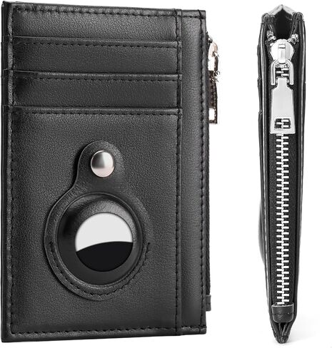 FALAN MULE Wallets for Men RFID Blocking Genuine Leather Bifold Minimalist Front Pocket Mens AirTag Wallet(Airtag Not included) in Kuwait