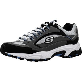 Skechers Men's Stamina Nuovo Shoes, Black/Black, 11.5 M