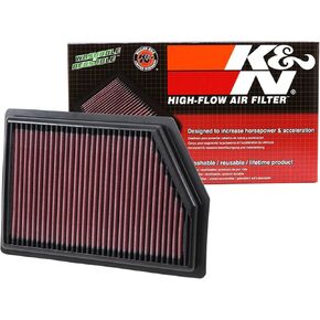 K&N Engine Air Filter: Increase Power & Towing, Washable, Premium, Replacement Air Filter: Compatible with 2014-2018 Jeep Cherokee L4/V6, 33-5009