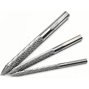 Set of 3 Tire Repair Cutter - Carbide Cutter Carbon Steel Drill Reamer, Wire Cutter Tire Repair Tool Automobile Car Tool(4.5+6+8mm)