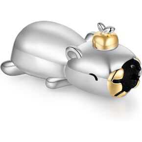 Capybara Gifts S925 Sterling Silver Capybara Charm Cute Capybara Jewelry Gifts for Women