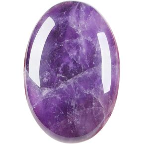 Healing Crystal Palm Stone,Thumb Worry Stone for Anxiety,Pocket Worry Stone for Stress Relief Therapy Reiki Meditation
