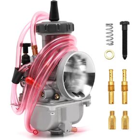 PWK 36mm Carburetor Motorcycle Racing Carb Universal For 300cc to 400cc Pit Dirt Bike Motocross Enduro On/Off Road ATV Quad Scooter (36mm)
