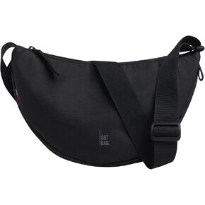 GOT BAG - حقيبة على شكل قمر كبيرة بحزام قابل للتعديل، حقيبة صديقة للبيئة مصنوعة من بلاستيك Ocean Impact المعاد تدويره ™ (لون أحادي اللون)