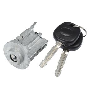 uxcell 1 Set Ignition Key Switch No.6905702140 for Toyota Corolla 2005-2008 Metal Plastic