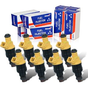 حاقن الوقود ذو 4 فتحات 8 قطع متوافق مع فورد E-150/E-250/E-350/F-150، لينكولن تاون كار/نافيجيتور، 0280150718 0280150956 822-1111 in Kuwait