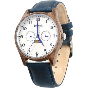 Zeitholz Wood Watches for Men, Wooden Watch, Gifts, Analog Watch, New Klitten Collection 42mm with Japanese Quartz Movement.