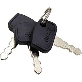 3Pcs Ignition Keys 68920 PL501-68920 Compatible with Kubota RTV/UTV B BX F GR ZD ZG ZP series Cart Truck Tractor Mower BX1850 BX1860 BX1870 BX2350 BX2360 BX2370 BX24 BX25 BX2660