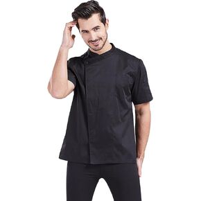 Nanxson Men's Chef Coat Jackets Short Sheeve Restaurant Summer Jacket Kitchen Food Service Work CFM0066