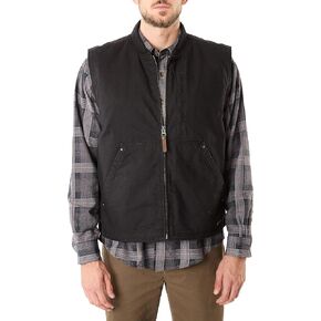 Smith's Workwear Men's Sherpa-Lined Duck Vest