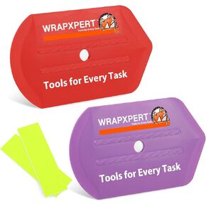 WRAPXPERT Squeegee for Vinyl,2 Pack Felt Vinyl Wrap Tool Kits with Extra Felt Replacement for Car,Window,Mirror,Windsheild,DIY Crafting,60A 80A