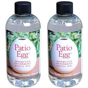 Skeeter Screen 90602 Patio Egg Diffuser Refill Oil, 8 oz, 8-Ounce (Pack of 2)