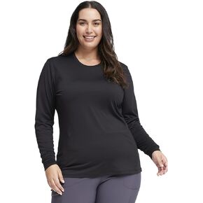Infinity Women Long Sleeve Underscrub Knit Tee with Round Neckline and Center Back Length: 25 1/2"- CK782